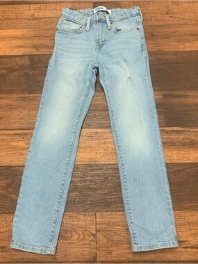 Old Navy Girls Skinny Jeans Kids Sz 8 Adjustable Waist Built In Flex Cotton B
